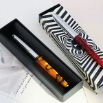 Resin Calligraphy Pen Manufacturer - Moonman 101 Clear Grip 0.5mm Writing