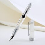 Calligraphy Fountain Pen Factory - PENBBS-309 Acrylic Piston Bright Tip 0.5mm