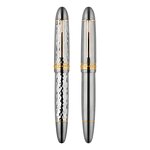 Titanium Alloy Fountain Pen Manufacturer - MAJOHN P141 8# 40 Hammered Pattern