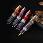 Transparent Fountain Pen Factory - MAJOHN Q3 Resin Barrel Big Ink Storage