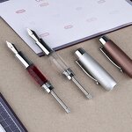 Metal Fountain Pen Factory - MAJOHN T2 Elastic Piston Business Writing