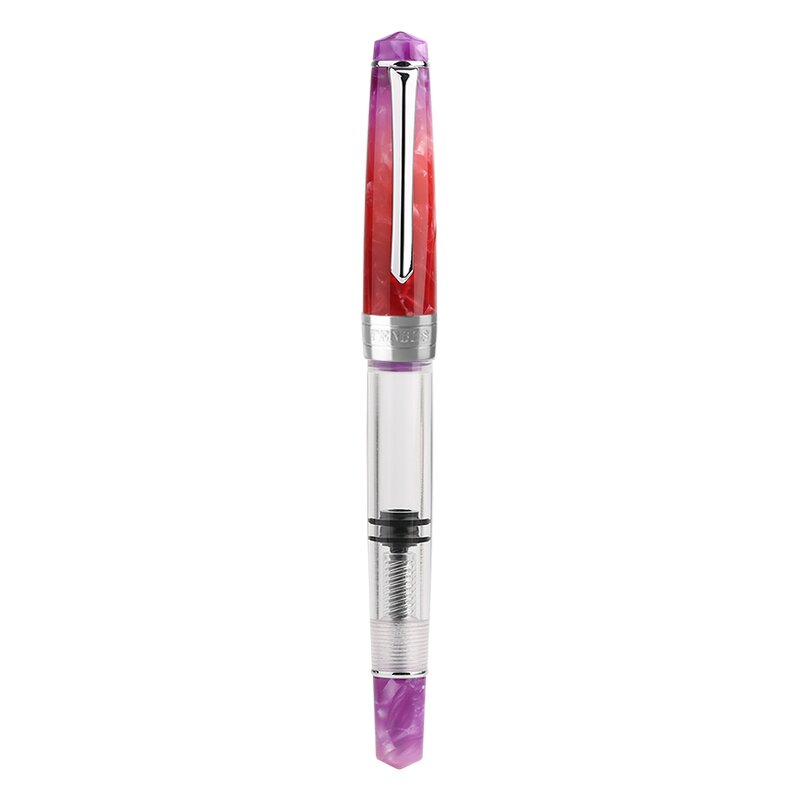 Resin Acrylic Fountain Pen Manufacturer - PENBBS309 Raspberry Piston Small Nib
