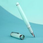 Small Art Fountain Pen Factory - New Moon2 Design for Student Adult Writing