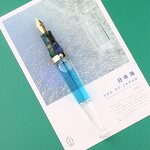 Resin Fountain Pen Manufacturer - MAJOHN-S5 Clear 0.5mm Business Writing