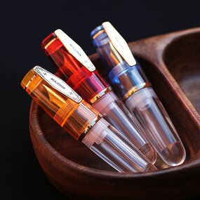 Transparent Fountain Pen Factory - MAJOHN Q3 Resin Barrel Big Ink Storage