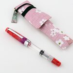 Resin Acrylic Fountain Pen Manufacturer - PENBBS309 Raspberry Piston Small Nib