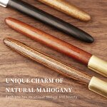 Art Tip Fountain Pen Factory - MAJOHN Extra-Small Bronze Wood Hat Gift Box
