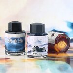 Gold Powder Ink Factory - PENBBS 26th Non-Carbon 60ml for Drawing Writing