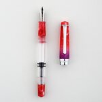 Resin Acrylic Fountain Pen Manufacturer - PENBBS309 Raspberry Piston Small Nib