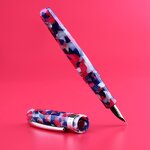 Resin Fountain Pen Manufacturer - M300 Gold-Plated Two-Color Nib 0.5mm