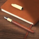 Art Tip Fountain Pen Factory - MAJOHN Extra-Small Bronze Wood Hat Gift Box