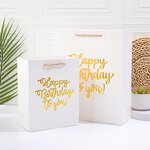 Shopping Bag Manufacturer - Wholesale White Cardboard Child Happy Birthday Gift