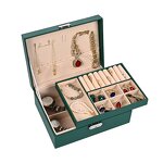 Jewelry Box Manufacturer - Wholesale Rectangle Double Layer with Lock