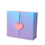 Gift Packaging Factory - Wholesale Creative Double Opening Gradient Color Valentine's Day
