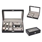 Jewelry Case Manufacturer - Wholesale 6+3 Leather Display Storage for Sunglasses