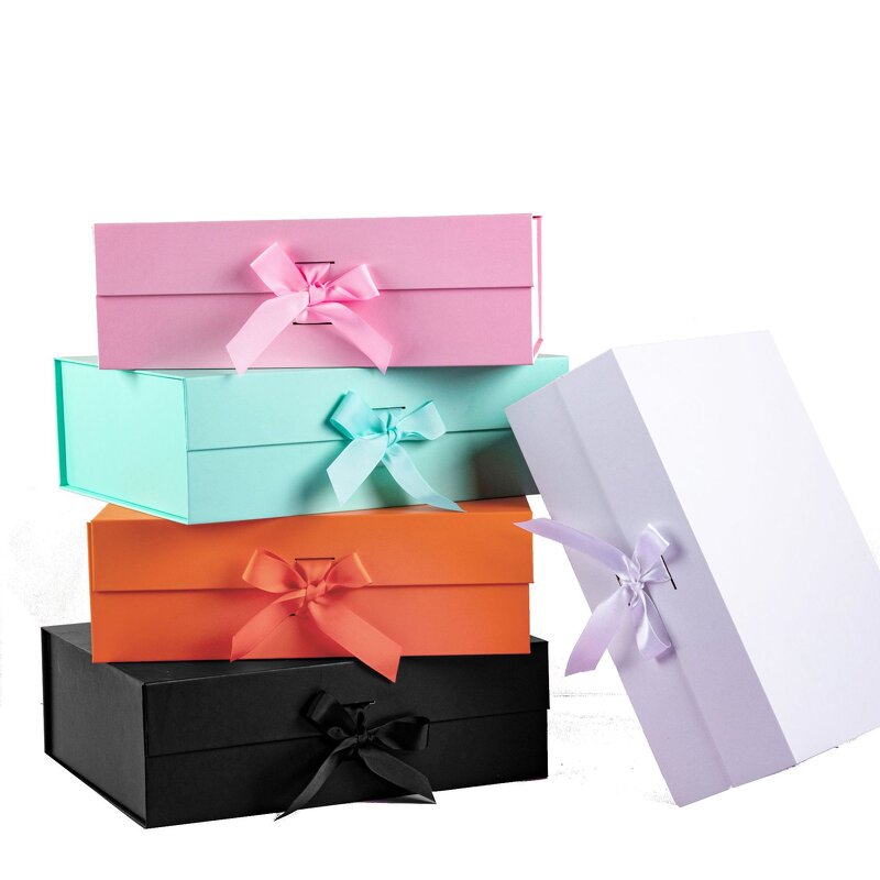 Magnetic Box Manufacturer - Ready to Ship Fashion Folding Premium Paper Collapsible