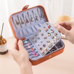 PU Leather Jewelry Case Factory - Portable Luxury New Style Rectangle Travel