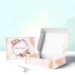 Mailer Box Factory - Competitive Price Marble Purple High Quality Cardboard Cosmetic