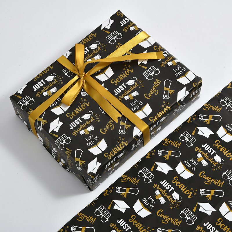 Gift Wrapping Paper Factory - Handmade DIY Snacks Flower Bouquet Graduation Season