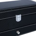 Jewelry Watch Box Factory - New Handmade Luxurious 4 Slot Double-Layer Drawer