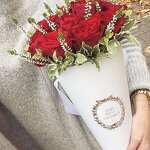 Flower Bucket Manufacturer - Hot Sale Ice Cream Shape Portable Paper Bouquet Box