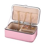 PU Leather Jewelry Case Factory - Most Popular Portable Rectangle Clamshell