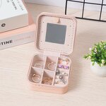 Travel Jewelry Organizer Factory - Wholesale Handmade PU Leather with Mirror