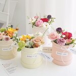 Flower Box Manufacturer - Hug Bucket Small Round Cylinder Bouquet Packaging