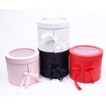 Gift Box Factory - Luxury Round Double Layer Rotating with PVC Window