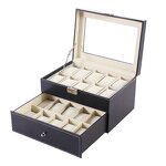 Watch Packaging Box Manufacturer - Hot Sale Kids 20 Slots PU Leather Double Layer