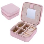 Travel Jewelry Organizer Factory - Wholesale Handmade PU Leather with Mirror