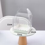 Baking Packaging Box Factory - Wholesale Portable Transparent Heightened Tall Birthday
