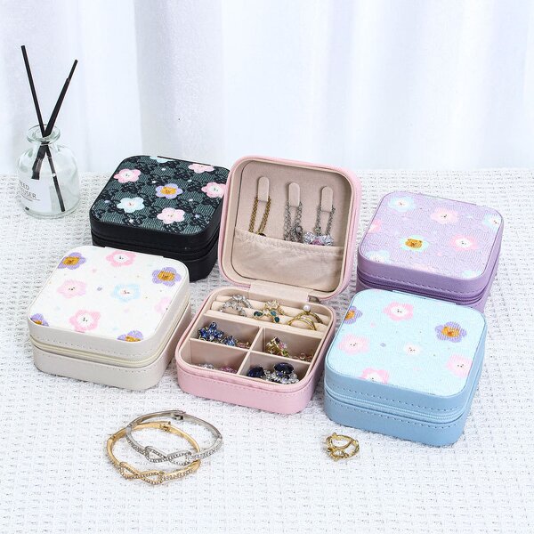 Travel Jewelry Storage Box Factory - Cute Girls Small Portable Modern Style