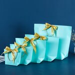 Paper Bag Factory - Beautiful Horizontal Large Clothing Packaging with Bowknot