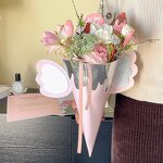 Bouquet Wrapping Paper Factory - Wholesale Ice Cream Cone Shape Handmade Florist