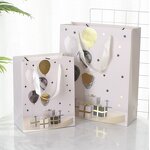 Shopping Bag Factory - New Luxury Party Holiday Birthday White Cardboard