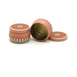 Tin Cans Manufacturer - Hot Sale Ethnic Style Round Candy Metal Scented Candle Jar