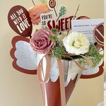 Bouquet Wrapping Paper Factory - Wholesale Ice Cream Cone Shape Handmade Florist