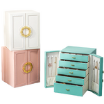 Jewelry Box Manufacturer - Luxury Five Layer Large Capacity Double Opening Rectangle