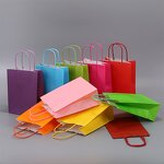 Kraft Paper Bag Factory - Wholesale Takeaway Shopping Bag Large Multiple Color Tote