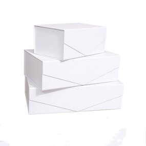 Collapsible Gift Boxes Factory - Competitive Price Rectangle Black Colorful Christmas