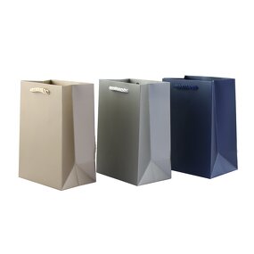 High-End Tote Bag Manufacturer - Small Vertical Texture Portable Solid Color