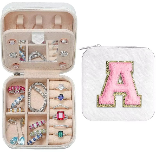 Jewellery Box Manufacturer - Novel Portable Travel Fashion Square Creative Letter