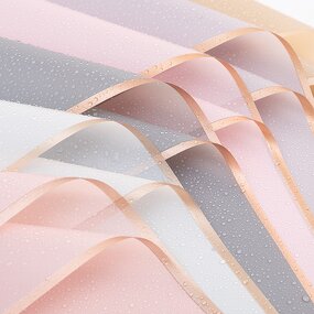 Flower Wrapping Paper Manufacturer - Wholesale High-End Gold Edge for Valentine's Day