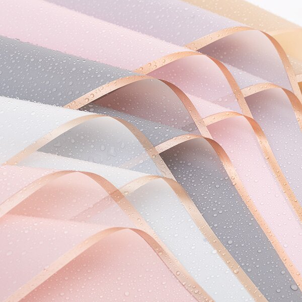 Flower Wrapping Paper Manufacturer - Wholesale High-End Gold Edge for Valentine's Day