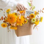 Kraft Paper Bag Manufacturer - Valentine's Day Waterproof Flower Box for Bouquet