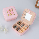 Jewellery Box Manufacturer - Novel Portable Travel Fashion Square Creative Letter