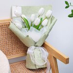 Bouquet Packaging Paper Manufacturer - Handmade Double-Layer Thickened Pleated with Lining