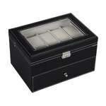 Watch Packaging Box Manufacturer - Hot Sale Kids 20 Slots PU Leather Double Layer