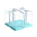 Transparent Gift Box Factory - Classic Cake Basketball Display Silk Scarf